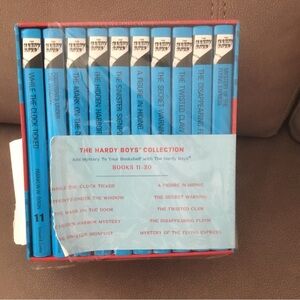 Hardy Boys Box Set Books 11-20 Hardcover VTG Franklin W Dixon 90,s NEW Open PKG